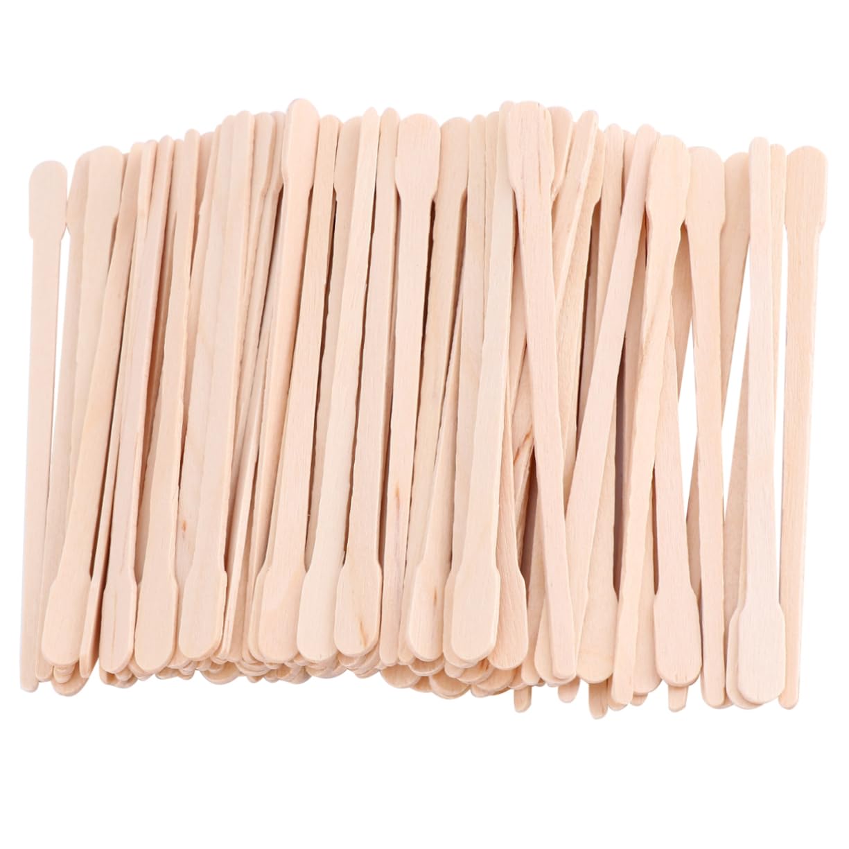 600pcs Hair Removal Waxing Kit - Wooden Wax Applicator Sticks, Wax Spatulas & Lotion Scraper for Face & Body - Perfect for DIY Waxing, Salon Use & At-Home Hair Removal Treatments