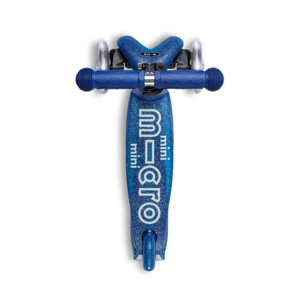 Micro Mini Deluxe Glitter Scooter for Kids - Foldable Lightweight Aluminum Kick Scooter with LED Wheels - Perfect for Commuting, School, and Outdoor Fun