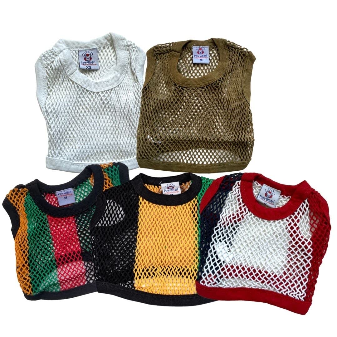Stylish Summer Dog T-Shirts for Small Breeds - 5 Pack Cute Puppy Outfits for Chihuahua, French Bulldog & Yorkie | Perfect for Outdoor Walks, Pet Parties & Photo Shoots