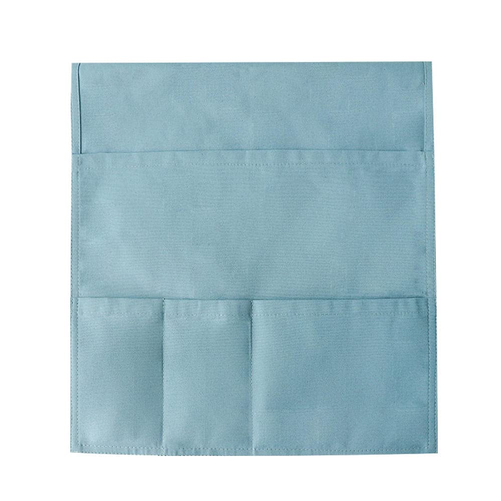 AAPOY Multifunctional Hanging Storage Bag - Sofa Organizer for Remote & Sundries, Lake Blue - Perfect for Home & Office Use