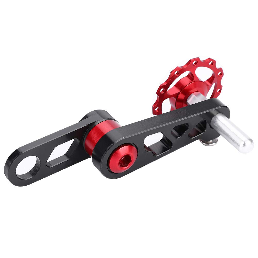 Single Speed Bike Chain Tensioner - Adjustable Bicycle Derailleur Guide for Road Racing & Folding Bikes - Rear Chain Stabilizer for Smooth Riding & Easy Maintenance - Perfect for Urban Commuting & Off-Road Cycling
