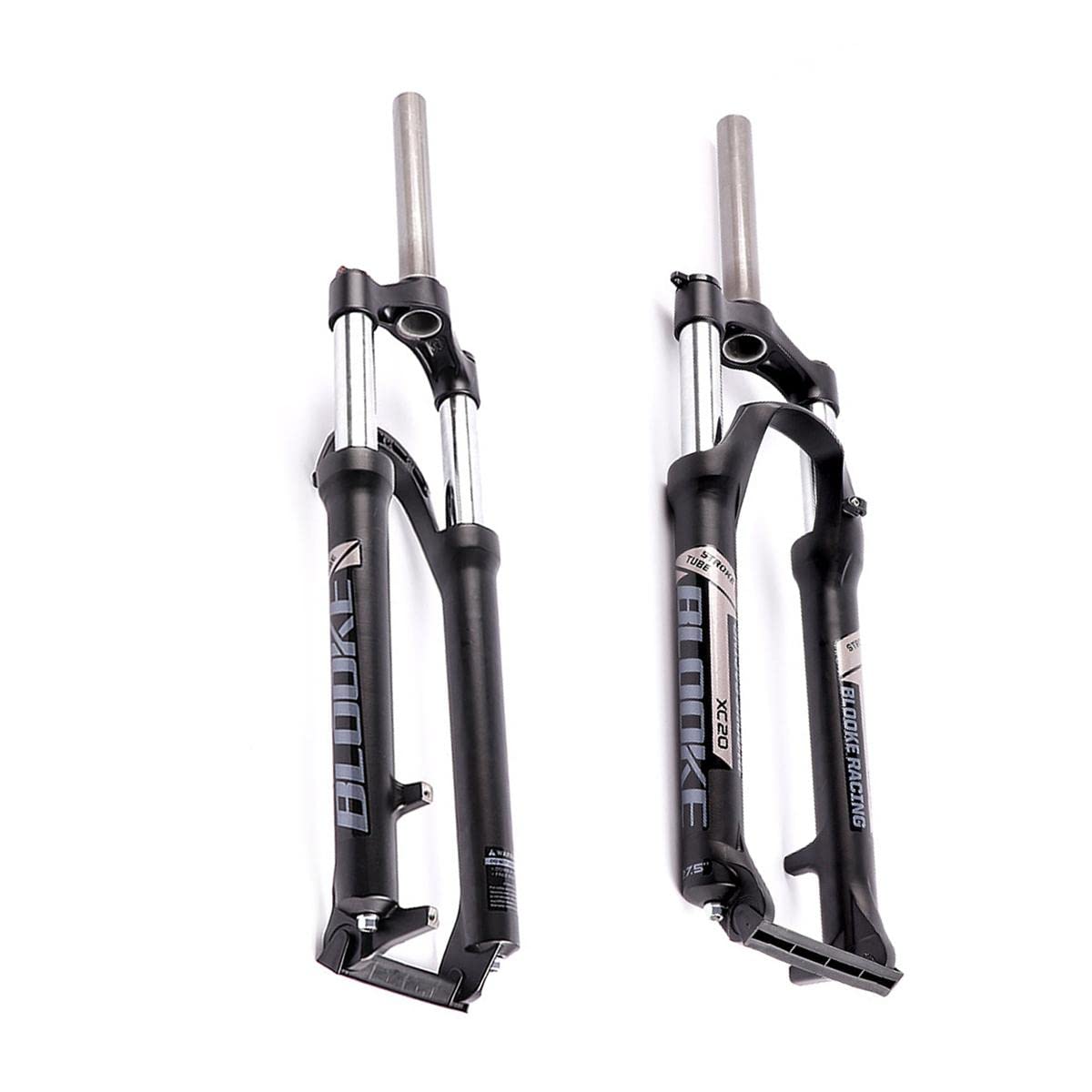 HYQW Fire Wolf Mountain Bike Shock Absorption Front Fork - 26/27.5/29 Inch Shoulder Lock Mechanical Suspension Fork, Aluminum Alloy Bicycle Accessories with 100mm Travel - Perfect for Trail Riding, Downhill & Cross-Country Cycling