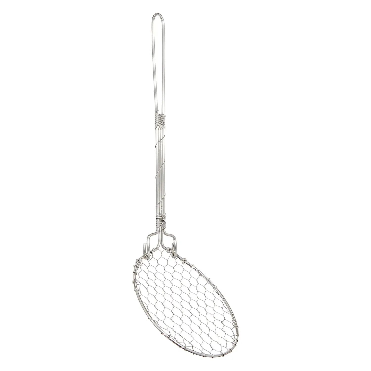 EBM Stainless Steel Tofu Skimmer - Professional Kitchen Strainer for Tofu, Cheese & Dumplings - Perfect for Asian Cooking, Vegan Recipes & Home Chefs