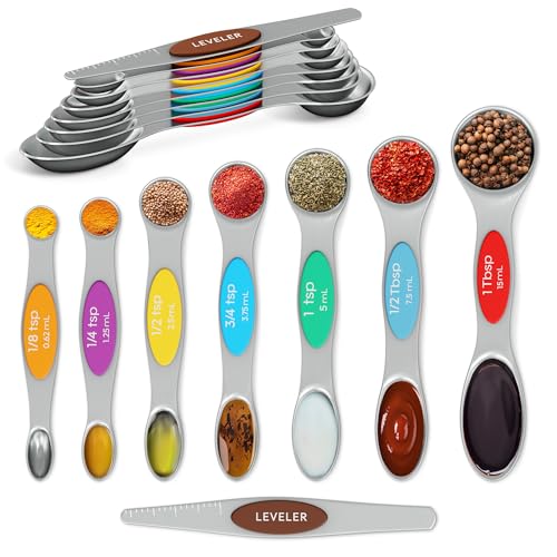 Silver, Colored 8 Pcs