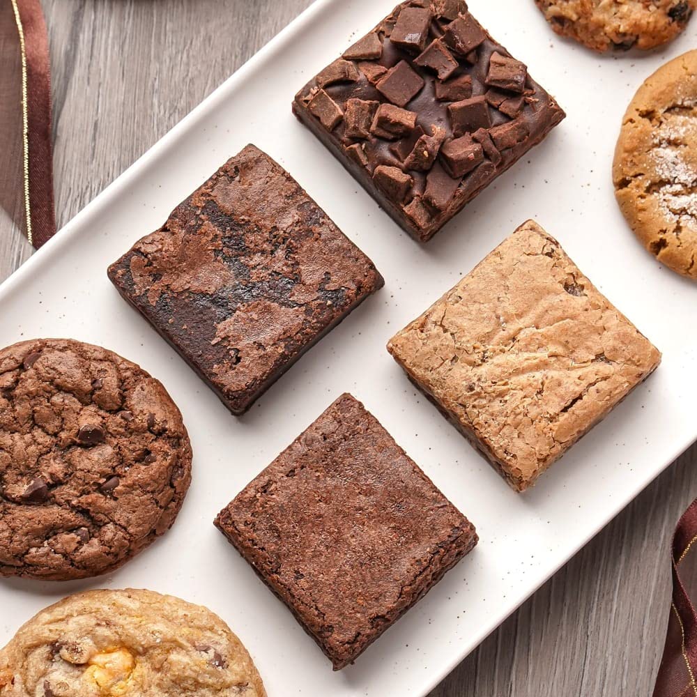 Get Well Soon Gift Basket for Women, Men & Kids | Broadway Basketeers Feel Better Cookies & Brownies Care Package | Perfect After Surgery, Hospital Stay or Illness Recovery Gift