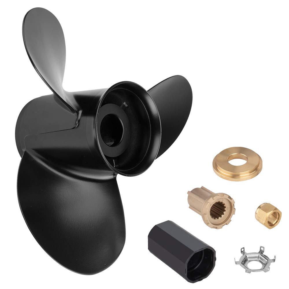 VIF Boat Propeller for Mercury Mercruiser Alpha One/Bravo One Outboard Motors 135-300 HP 2 & 4-Stroke - 15 Spline Tooth Aluminum Prop (Right Hand Rotation) - Perfect for Fishing, Boating & Water Sports