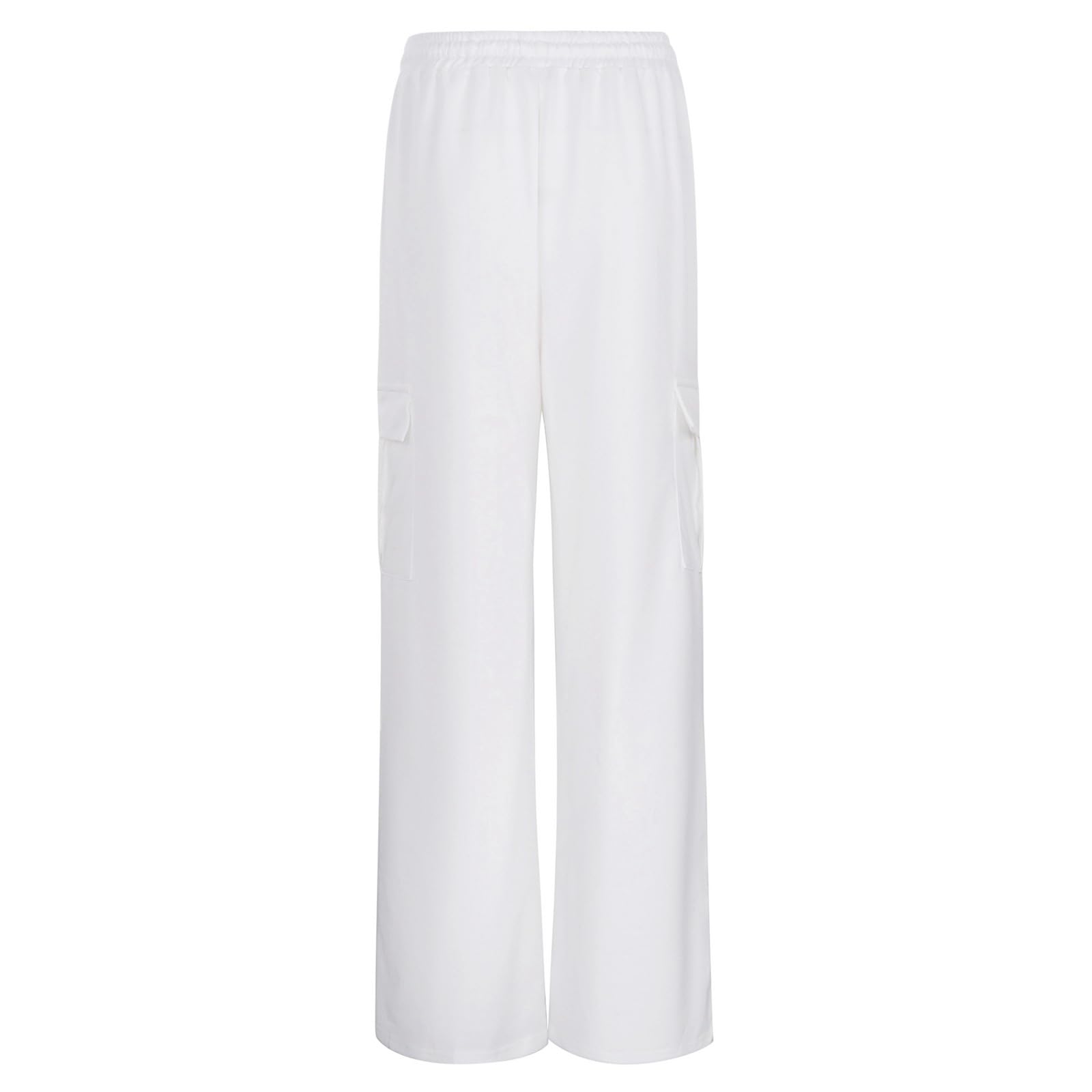 Women's High Waist Joggers with Pockets - 2024 Summer Cotton Cargo Sweatpants for Running, Workout & Fitness | Comfortable Casual Lounge Pants