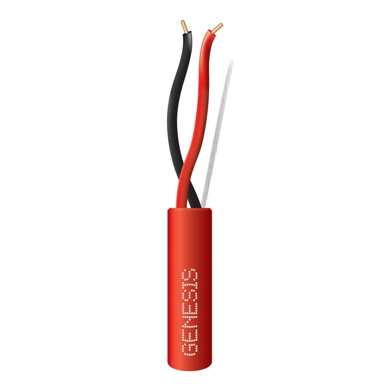Honeywell Genesis 43061104 18/2 Gauge Solid Unshielded Electrical Wire Cable - 1000 Feet Red Spool for Home Wiring, Security Systems & Low Voltage Applications