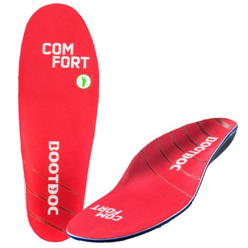 BootDoc Comfort Low Arch Insoles for Flat Feet - Orthotic Shoe Inserts for Pain Relief & Support - Perfect for Running, Walking & Work Shoes