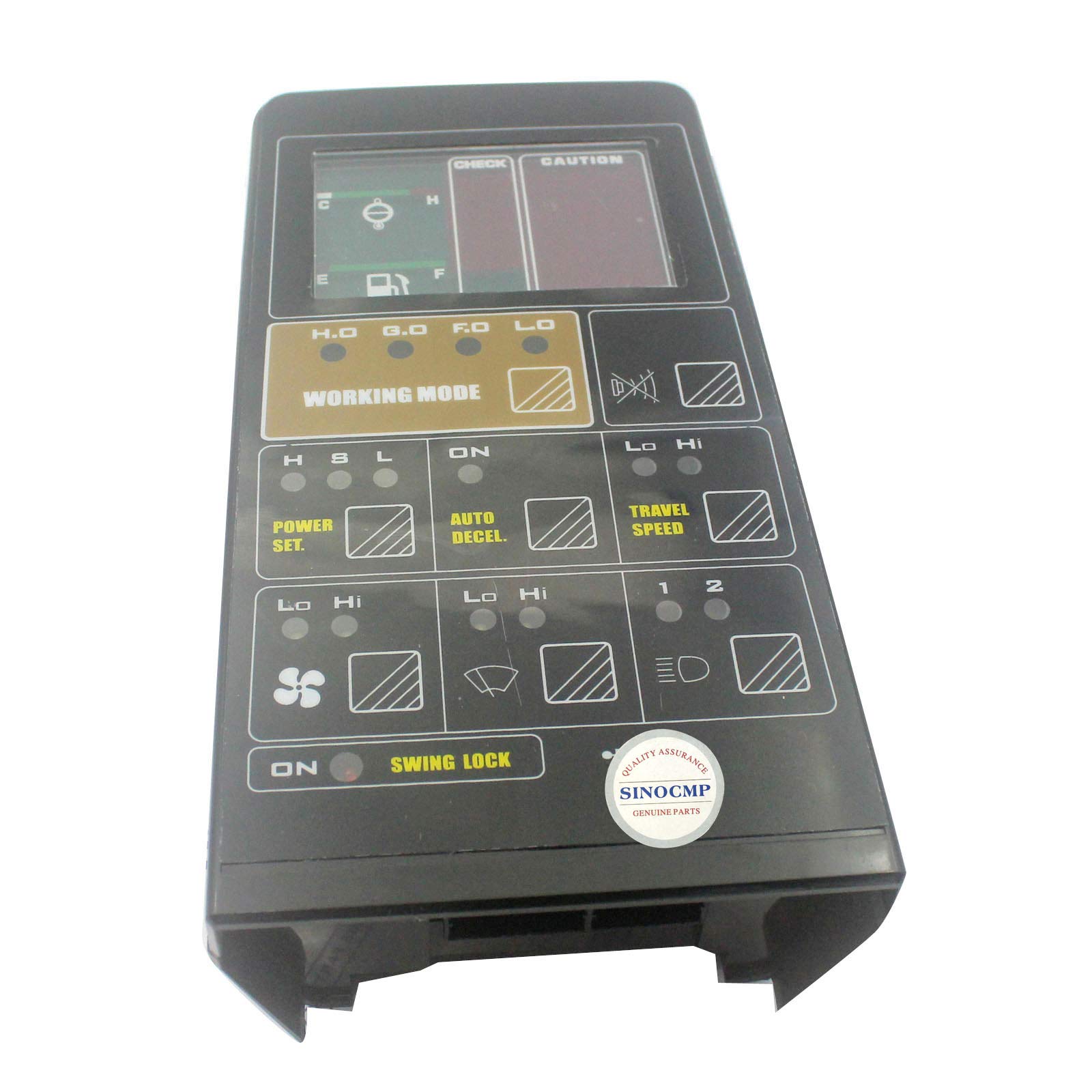 SINOCMP 7824-72-3000 Excavator Monitor Panel Assembly Replacement for Komatsu PC100-5 PC120-5 PC150-5 Control Group - Durable LCD Display with 1 Year Warranty - Perfect for Construction, Mining & Heavy Equipment Maintenance