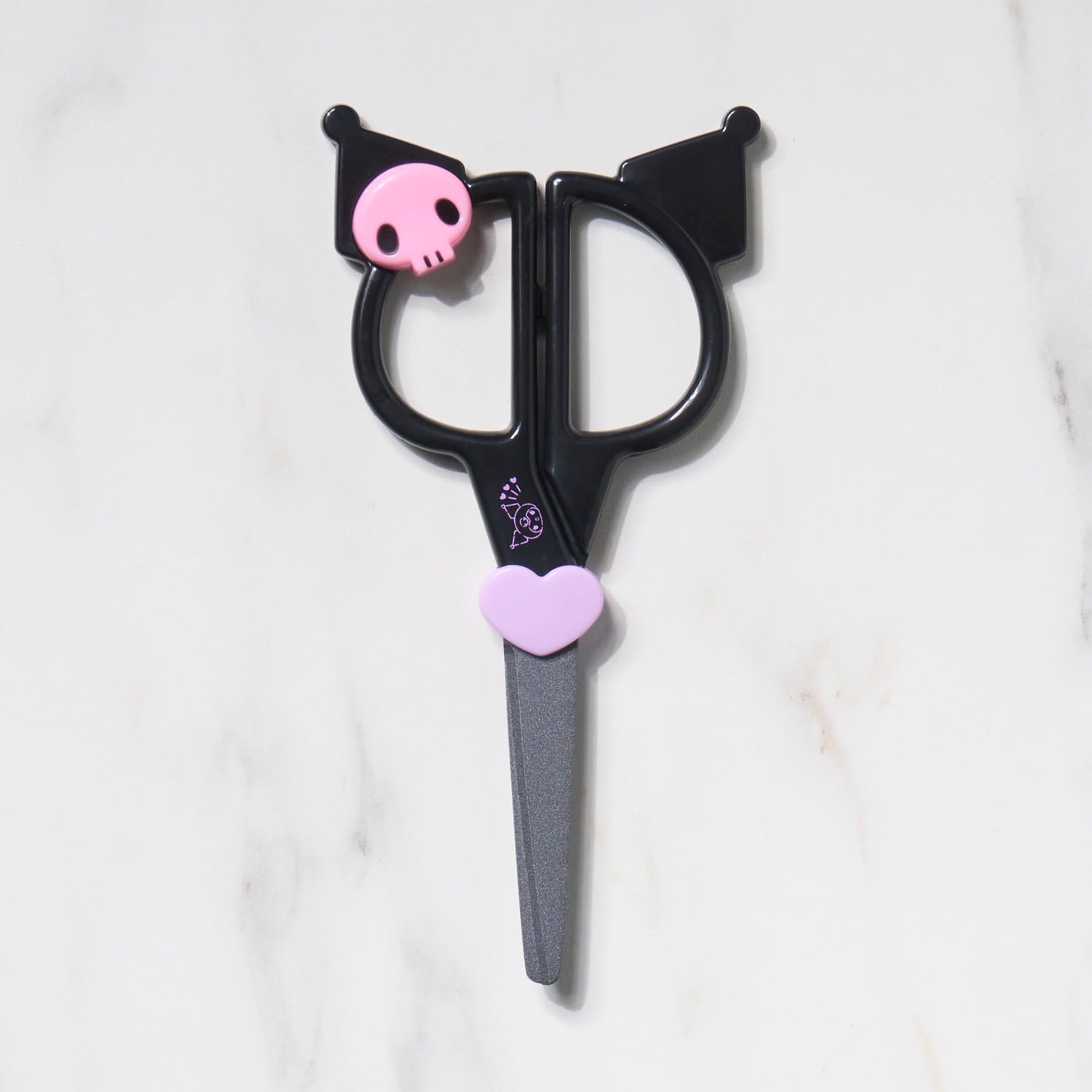 Sanrio Character Face Cut Scissors - Professional Stainless Steel Craft Scissors for DIY Paper Cutting, Scrapbooking & Card Making - Perfect for Hello Kitty, My Melody & Kuromi Fans