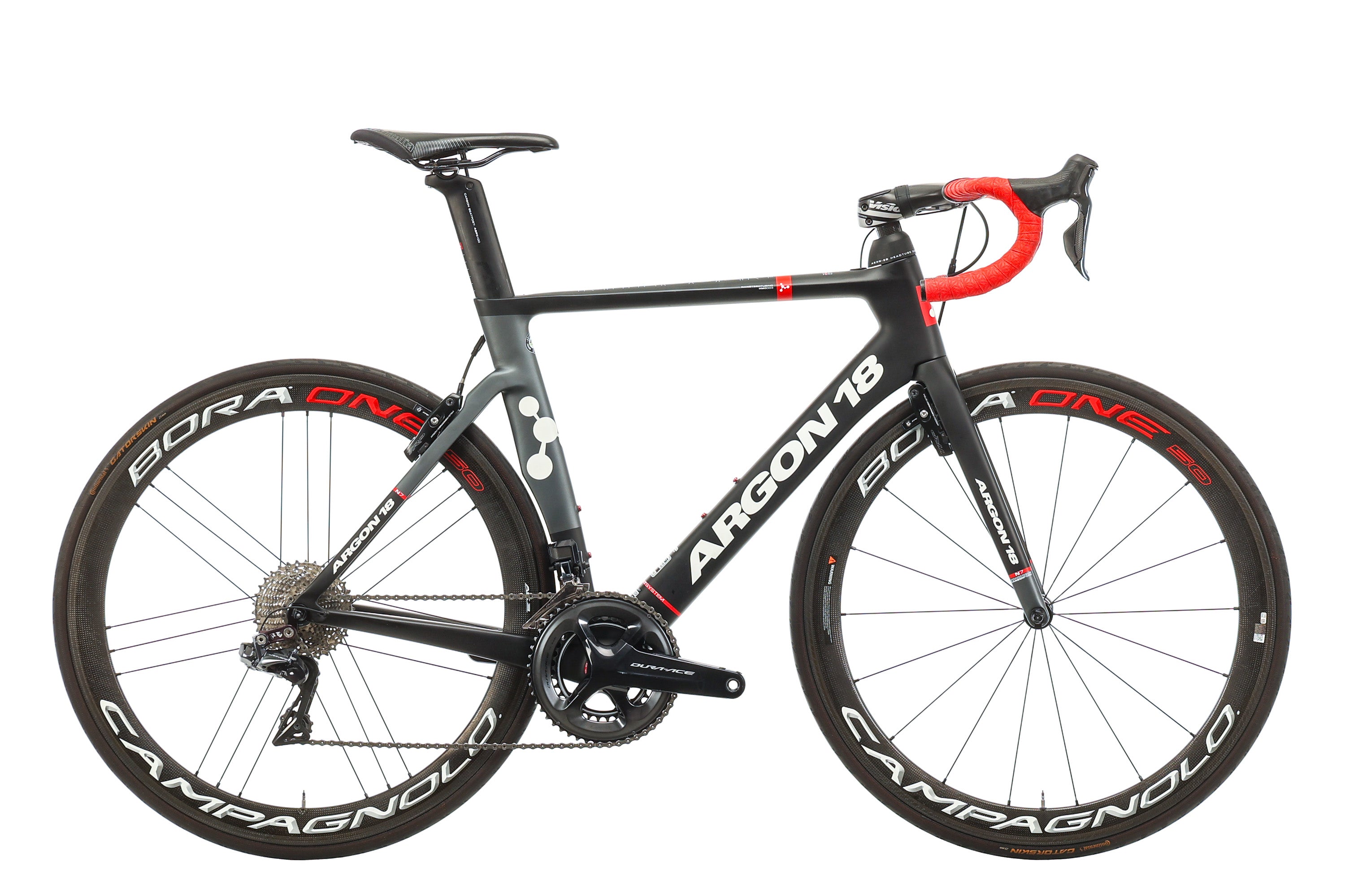 Argon 18 Nitrogen Pro Carbon Road Bike - Lightweight & Aerodynamic Racing Bicycle for Men & Women (Medium Frame, 2018 Model) - Perfect for Competitive Cycling, Triathlons & Long-Distance Road Races