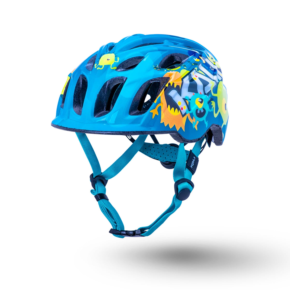 Kali Chakra Kids Helmet - Monster Blue Design | Safety Bike Helmet for Children | Perfect for Cycling, Skateboarding & Outdoor Activities