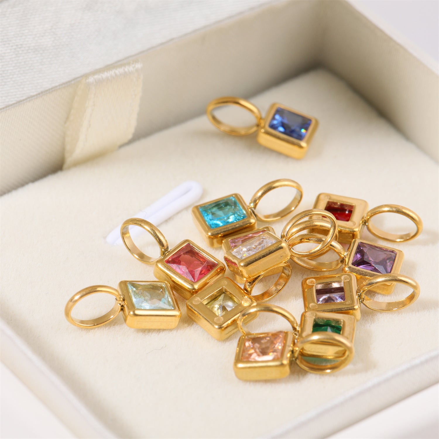 18K Gold Birthstone Charm & Pendant Necklace - Personalized Zodiac Jewelry Gift for Women | Perfect for Birthdays, Anniversaries & Special Occasions