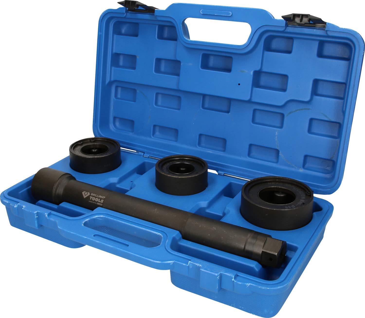 Brilliant Tools BT661350 4-Piece Tie Rod Removal Tool Set - Professional Automotive Repair Kit for Ball Joints, Tie Rod Ends & Suspension Work - Perfect for Mechanics & DIY Car Maintenance