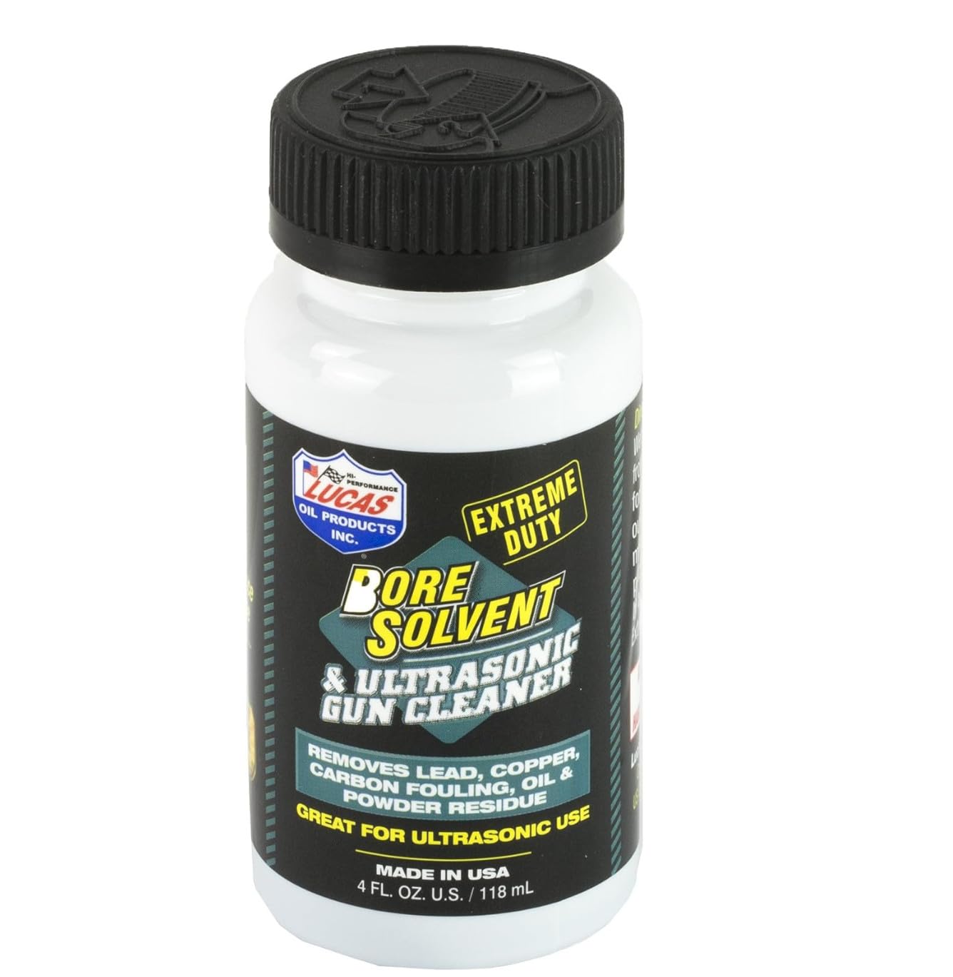 Lucas Extreme Duty Bore Solvent & Gun Oil - All-Weather Hunting Lubricant with Cleaning Patches & Work Pads | Firearm Maintenance Kit for Hunting, Shooting Range & Gun Cleaning