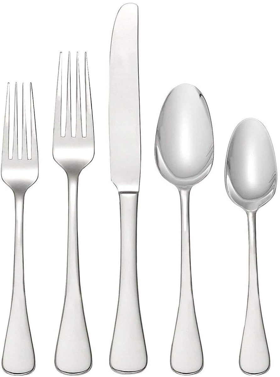 Bellasana 45-Piece Stainless Steel Flatware Set - Elegant Silverware for Dining, Entertaining & Everyday Use