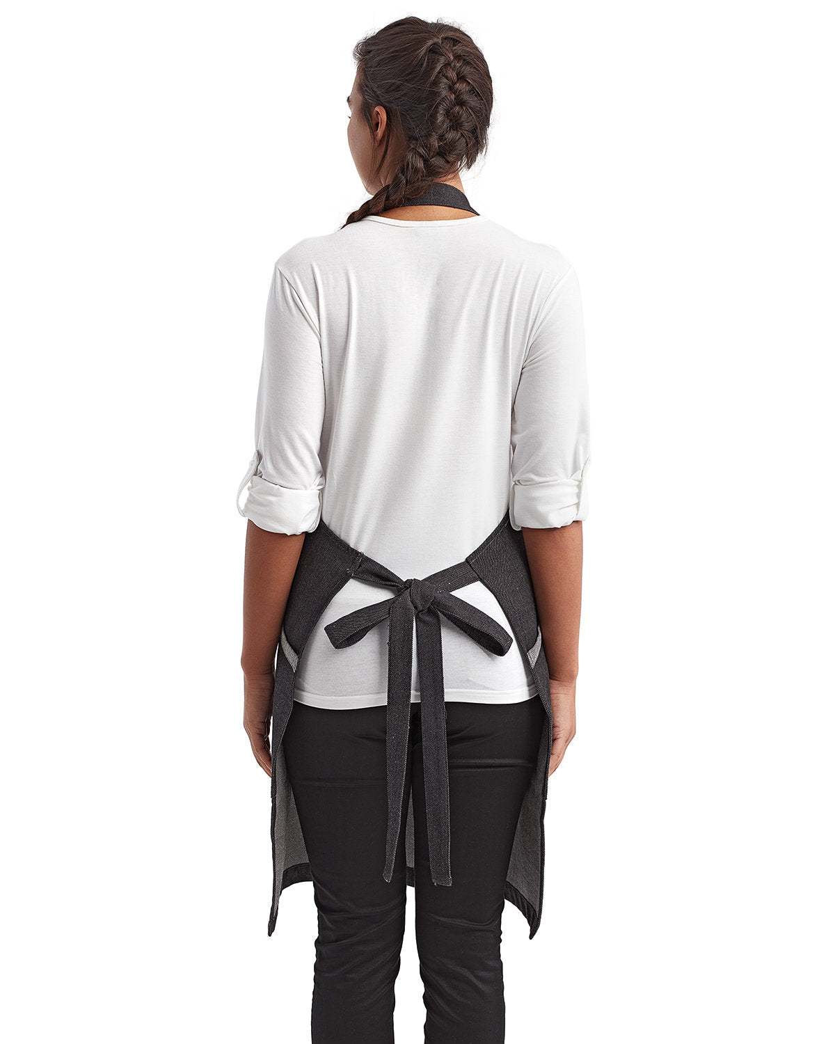 Reprime RP122 Unisex Recycled Bib Apron - Eco-Friendly Kitchen & Workshop Apron for Cooking, Gardening, DIY & Crafts | Artisan Collection by Reprime