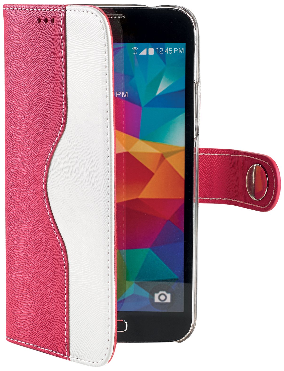 Wave Wallet Case for Samsung Galaxy S5 (5-Pack) - Pink | Slim Protective Phone Cover with Card Slots | Perfect for Work, Travel & Everyday Use
