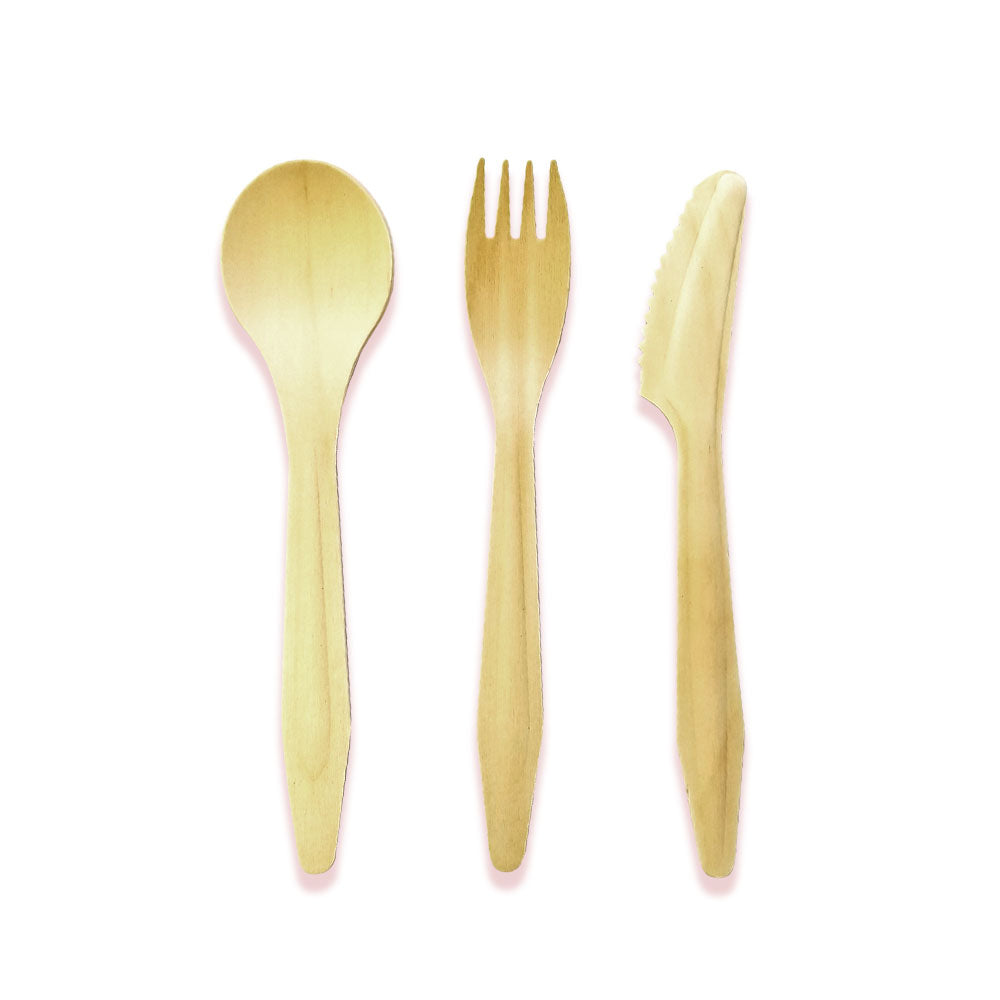 Eco-Friendly Compostable Wooden Knives - 400 Count | Biodegradable Cutlery for Parties, Picnics & Sustainable Dining | TreeChoice
