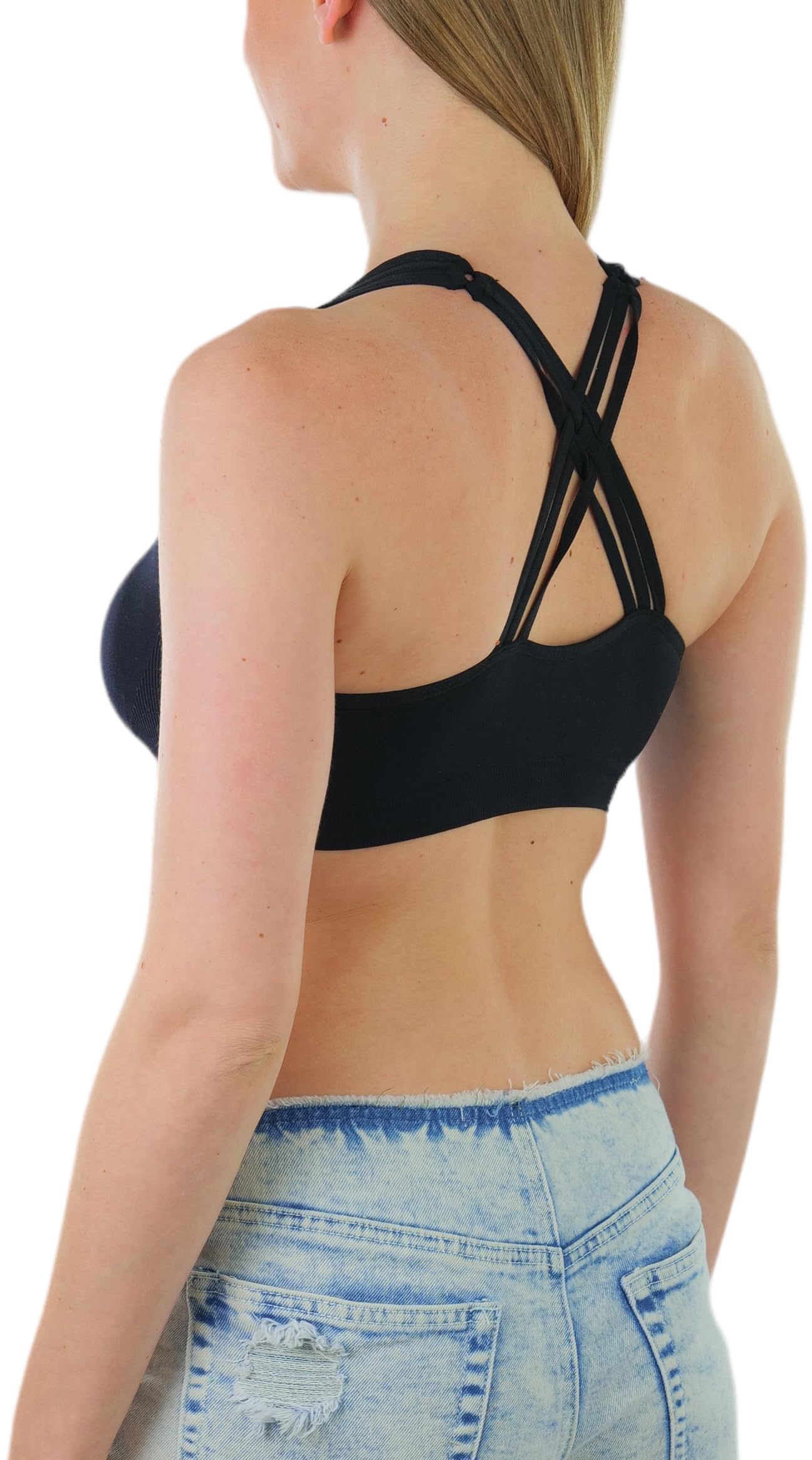 ToBeInStyle Women’s Seamless Wire-Free Sports Bras & Bralettes - Supportive Comfort for Yoga, Gym & Everyday Wear