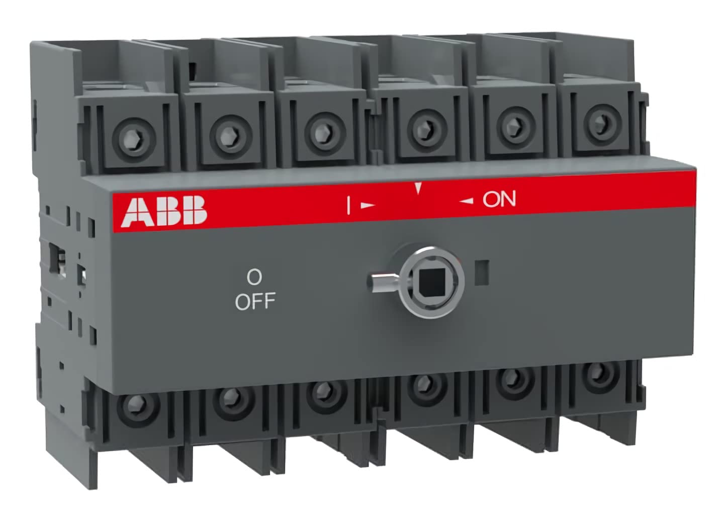ABB OT100F6 600VAC 50HP 100A 6-Pole Disconnect Switch - Heavy Duty Industrial Electrical Safety Switch for HVAC, Motors & Machinery
