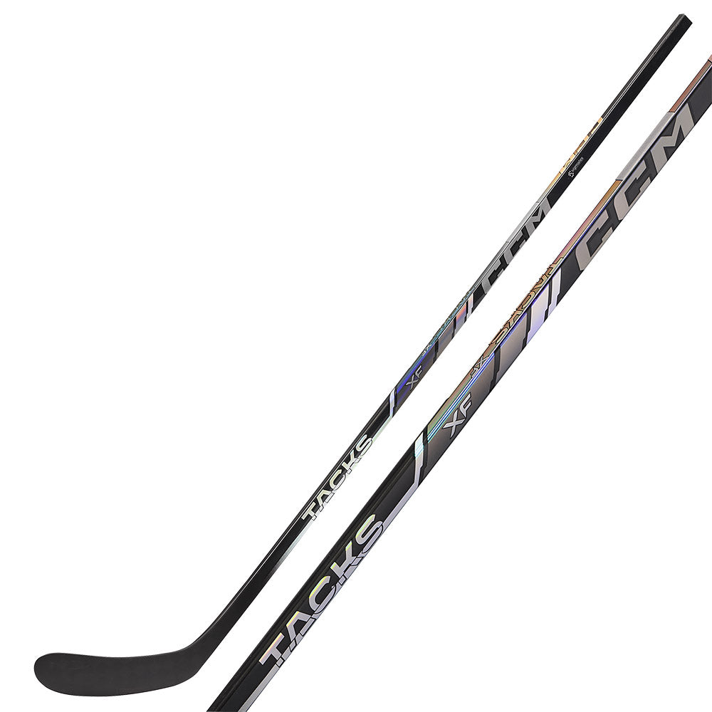 CCM Tacks XF 70 Senior Ice Hockey Stick - Lightweight Carbon Fiber Hockey Stick for Men, Right Hand, Flex 85 - Perfect for Competitive Play & Training