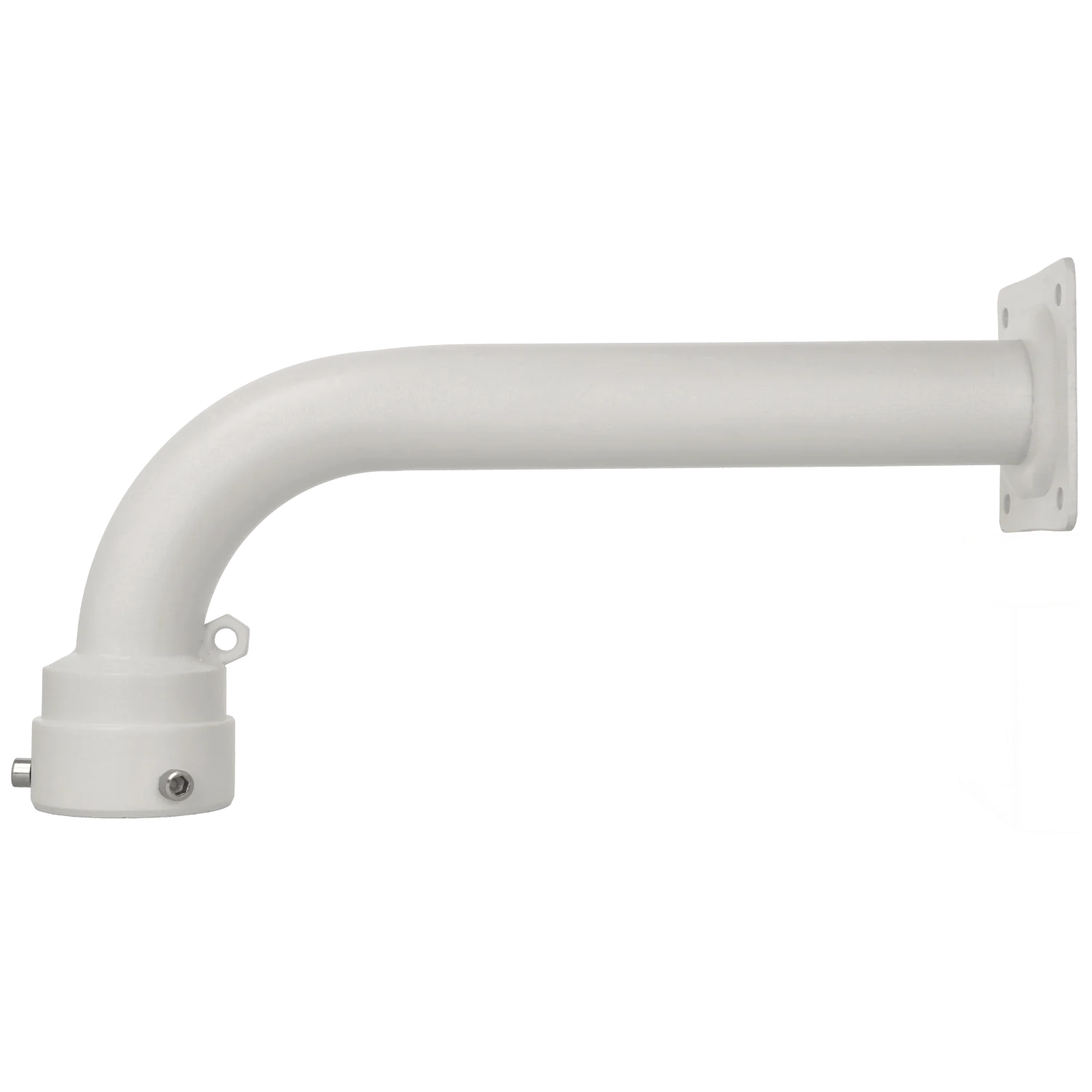 White PTZ Camera Wall Mount Bracket - Heavy Duty Galvanized Steel for Outdoor Security & Surveillance Cameras - Ideal for Home, Office & Commercial Use