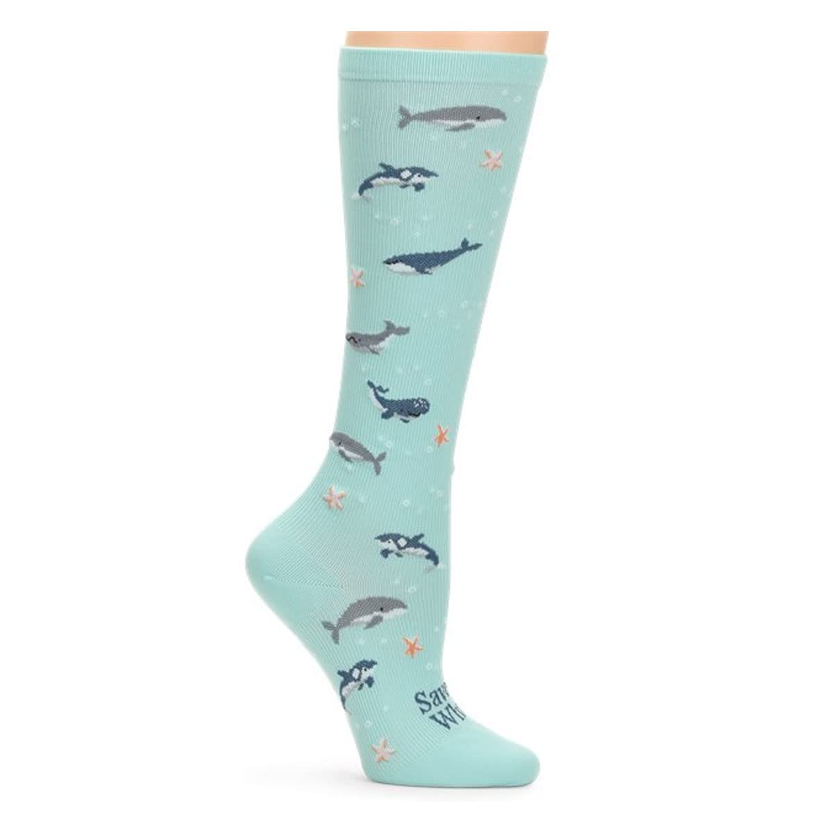 Nurse Mates Compression Socks 12-14 mmHg Over The Calf for Women & Men - Comfort Support Socks for Nurses, Travel & Circulation - Best for Long Shifts, Airplane Flights & Varicose Vein Relief