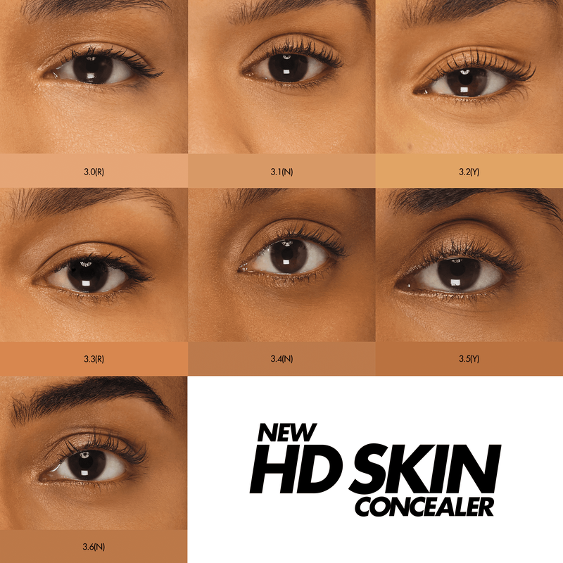 4.1 (R) HD Skin Concealer - Flawless Coverage for Dark Circles & Blemishes - Perfect for Everyday Makeup & Photo Shoots