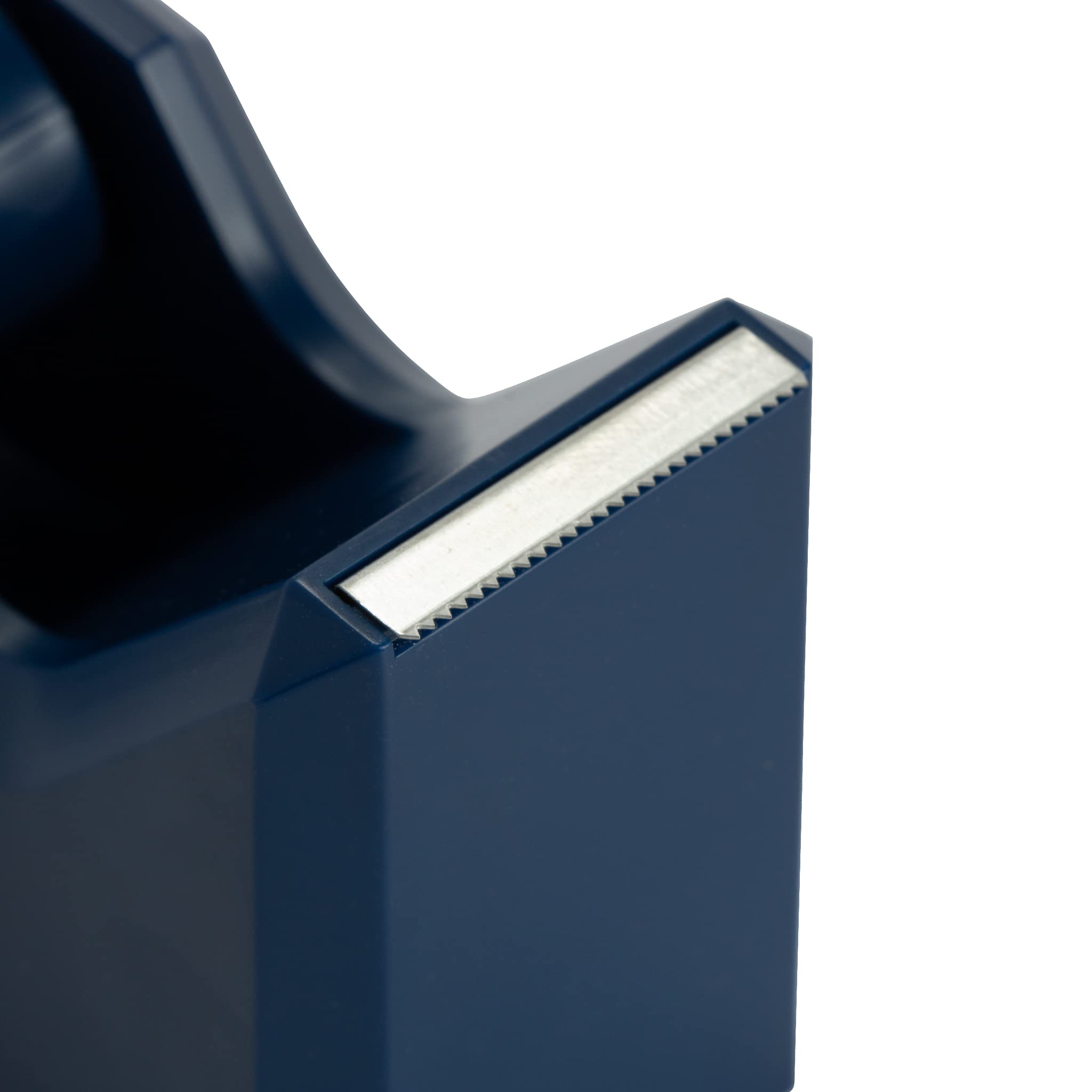 Colorful Navy Blue Desk Tape Dispenser - Office & School Supplies for Organizing Papers, Wrapping Gifts & Craft Projects - Sold Individually