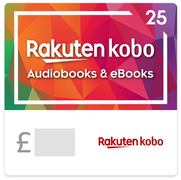 Kobo eGift Cards for eBooks & Audiobooks – Perfect for Birthdays, Holidays & Reading Enthusiasts (UK Only)