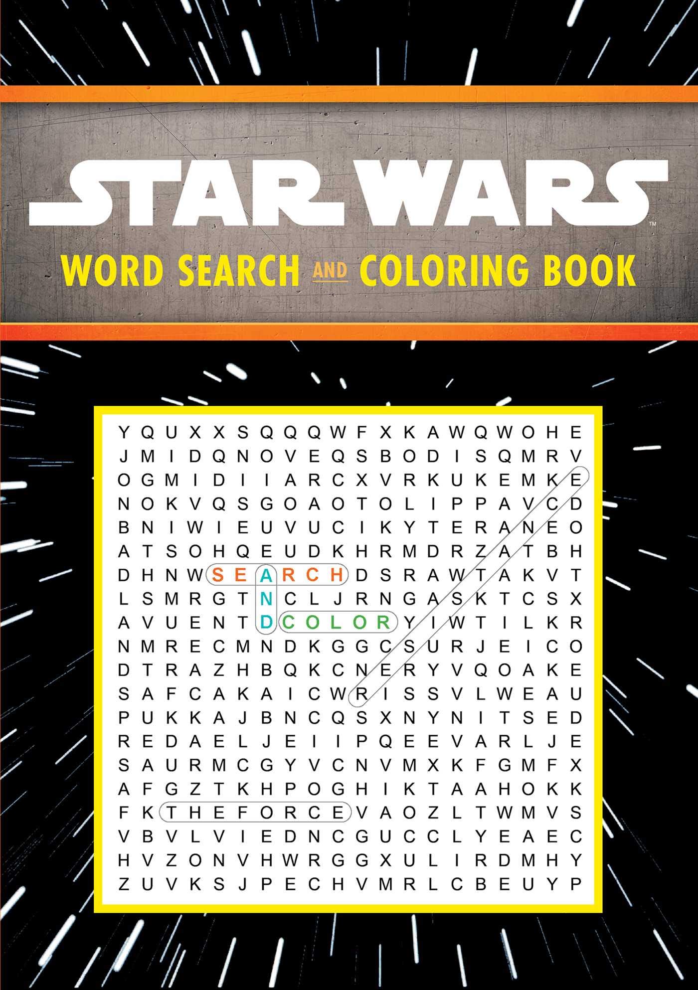 Star Wars Word Search and Coloring Book for Kids & Adults - Fun Activity Book with Puzzles and Art for Relaxation, Gifts, and Family Bonding