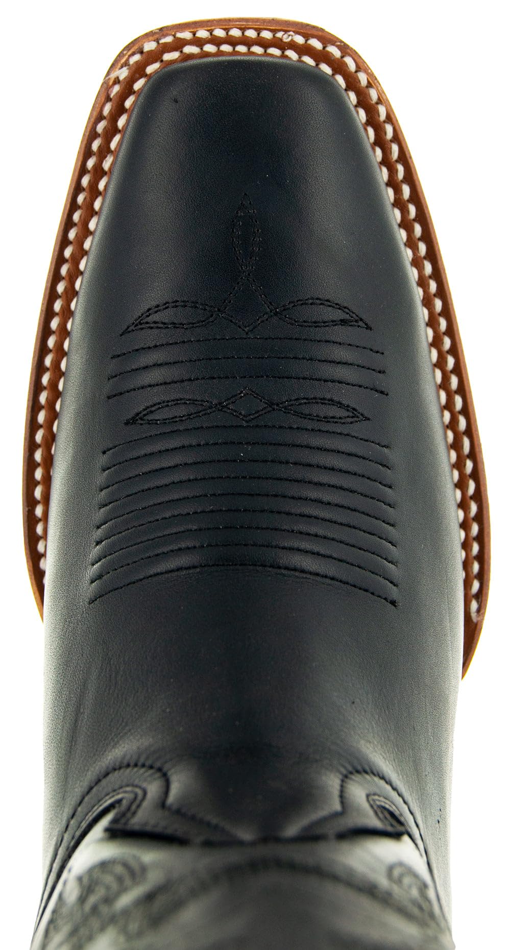 Soto Boots Men's Square Toe Cowboy Boots H4002 - Genuine Leather Western Boots for Men | Durable & Comfortable Riding Boots for Country, Rodeo & Casual Wear