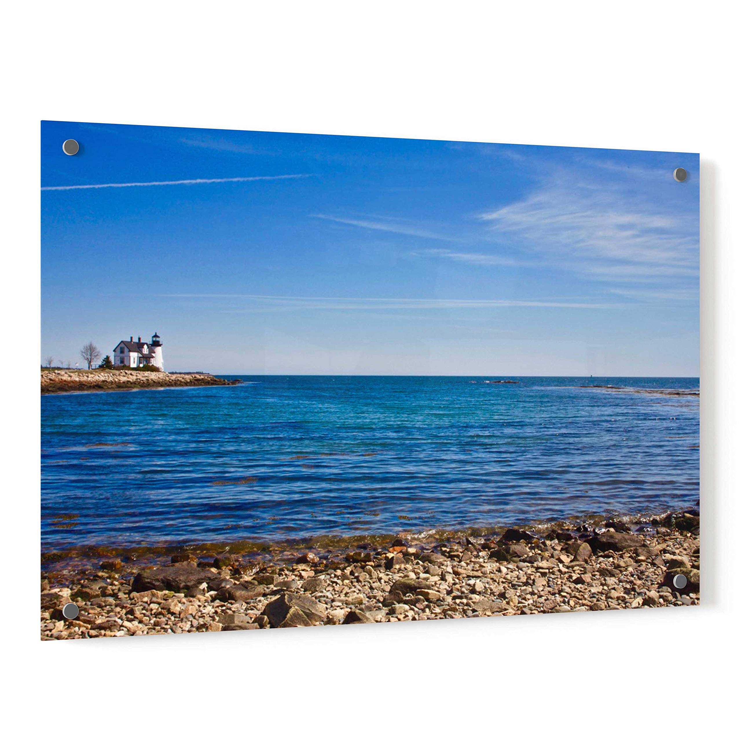 Epic Art 'From a Distance' by Yellow Cafe - 36x24 Inch Acrylic Glass Wall Art for Living Room, Bedroom & Office Decor | Modern Abstract Painting for Home & Office