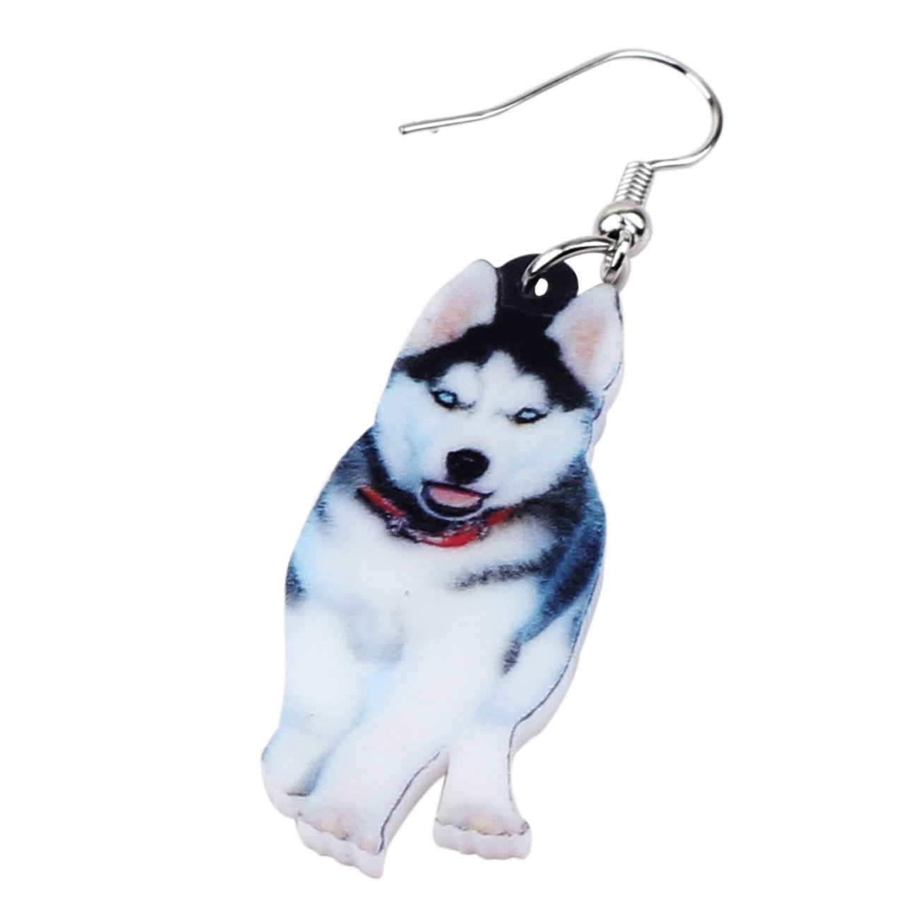 DOWAY Acrylic Dog Earrings for Women - Cute Dangle Drop Pet Jewelry, Fashionable Charm Gift for Dog Lovers - Perfect for Casual Wear, Parties & Gifts
