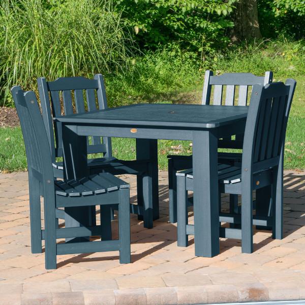 Lehigh 5-Piece Square Patio Dining Set - Outdoor Furniture for Garden, Backyard, and Poolside Relaxation