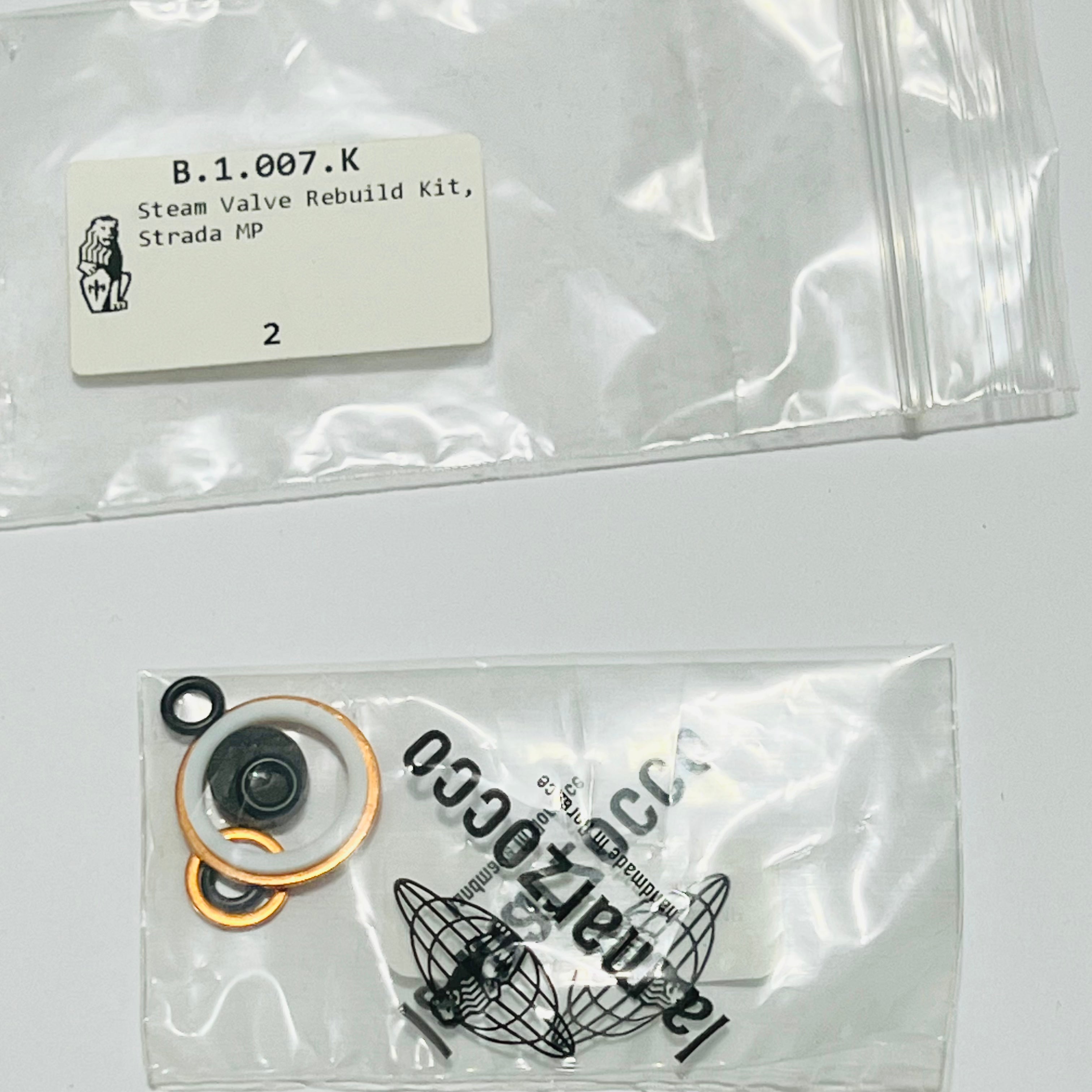 La Marzocco Strada MP Steam Valve Rebuild Kit B.1.007.K - Professional Espresso Machine Repair Parts for Baristas & Coffee Shops