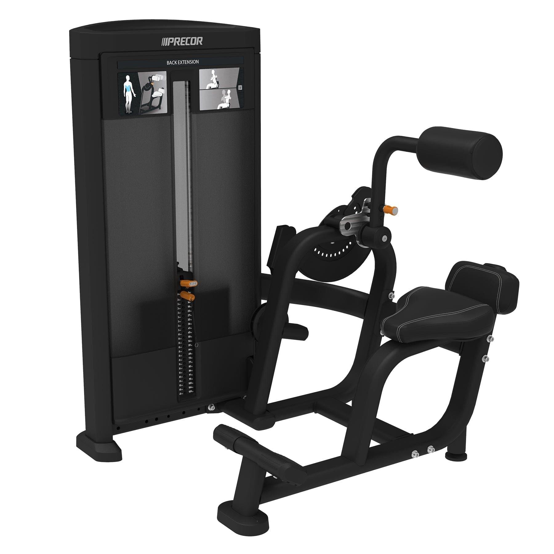 Precor Resolute Series Back Extension Machine (RSL0313) - Professional Gym Equipment for Home & Commercial Use - Strengthen Lower Back & Core Muscles