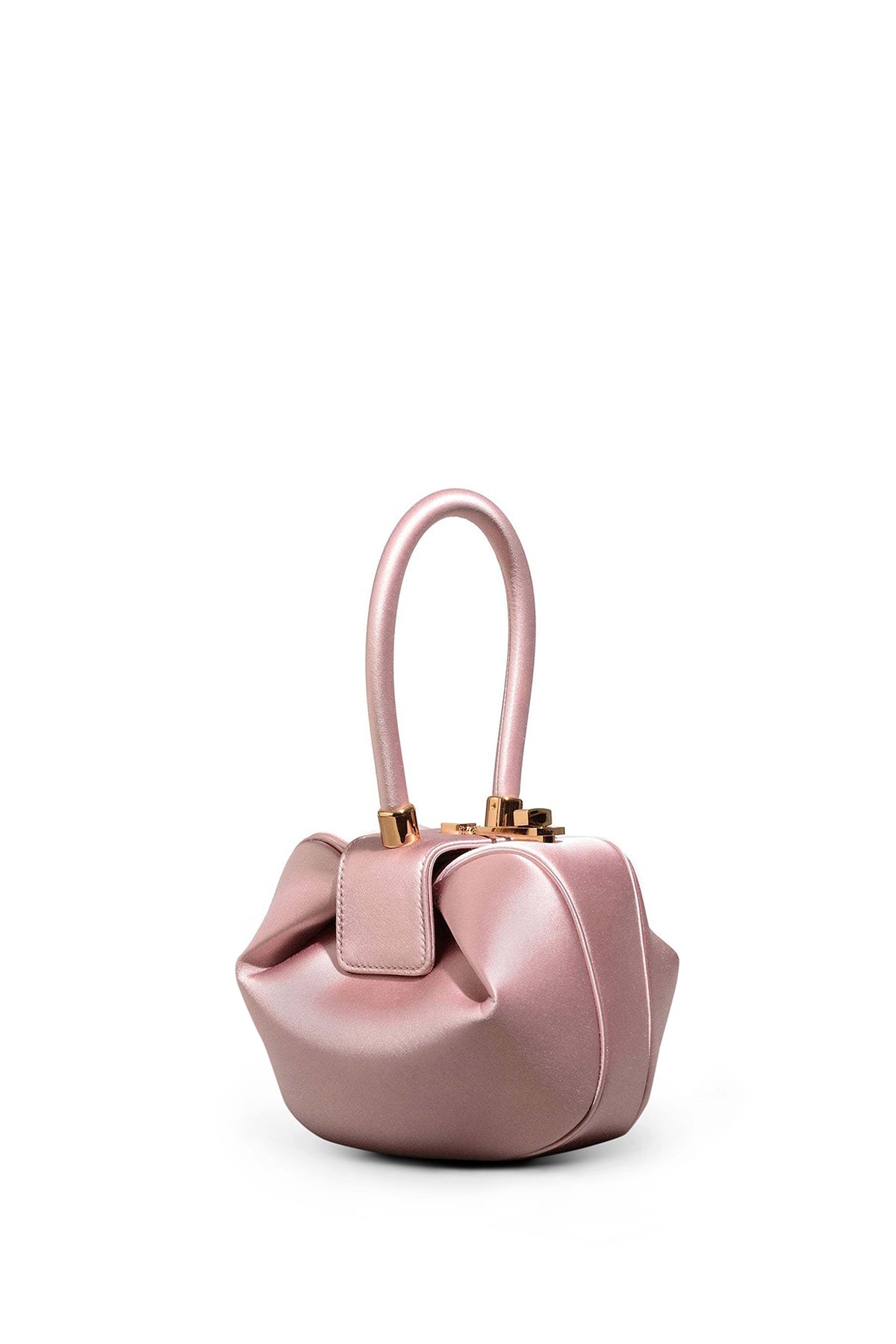 Elegant Demi Bag in Amethyst Satin - Perfect for Evening Parties, Weddings & Special Occasions