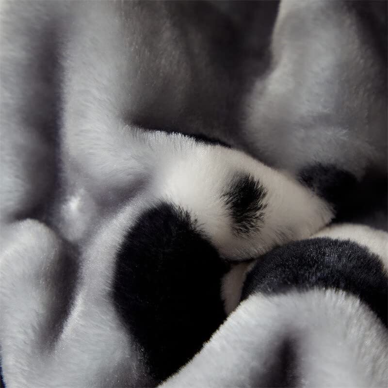Premium Korean Mink Blanket - Heavyweight 2-Ply Fleece Blanket Twin Size (60x80 Inches, 5 lbs) - Ultra Soft & Warm Plush Raschel Bedding for Winter - Red Mouse Head Design - Perfect for Home, Bedroom, Sofa & Cozy Gift Giving