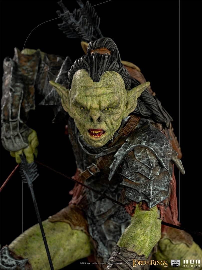 Iron Studios The Lord of the Rings Orc Archer BDS Art Scale 1/10 Statue - Premium Collectible Figure for Display & Home Decor