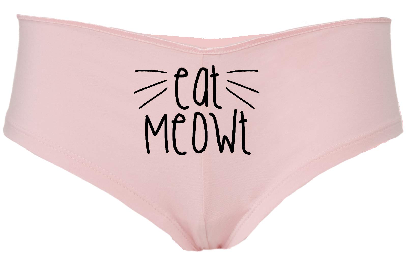 Sexy Kitten Play Panties with 'Eat Meowt' Design - Fun & Flirty Pet Play Lingerie for Roleplay & Intimate Moments