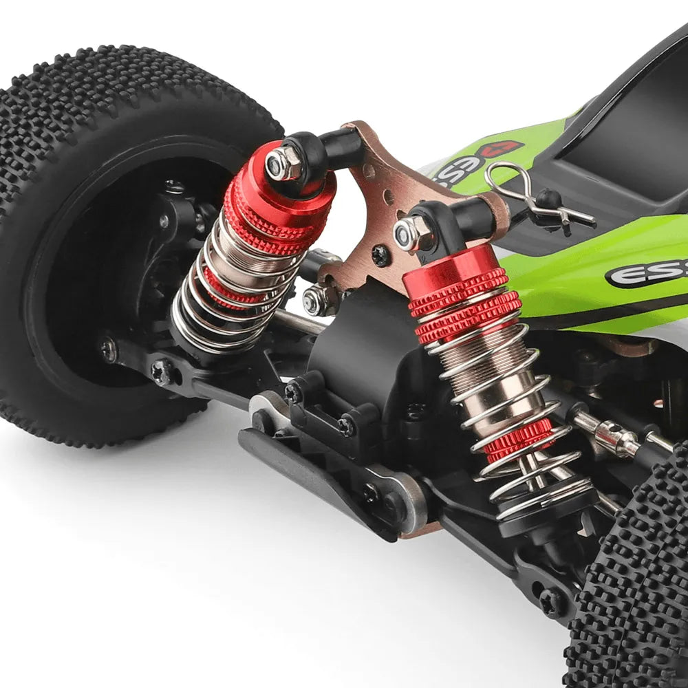 WLtoys 144001 1/14 Scale 2.4GHz 4WD High Speed Remote Control Racing Car - 60km/h with Battery - Perfect for Off-Road Racing, Backyard Driving & RC Hobby Enthusiasts