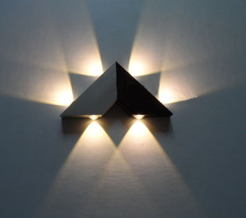 6W Dimmable LED Wall Sconce Light Fixture - Modern High Power Warm White Bulb for Bedroom, Living Room & Hallway Lighting