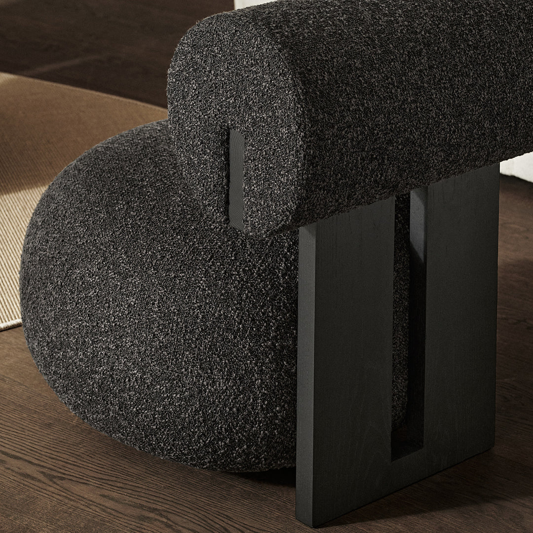 Modern Hippo Lounge Chair - Comfortable & Stylish Accent Chair for Living Room, Bedroom, or Office - Perfect for Relaxing, Reading, or Napping