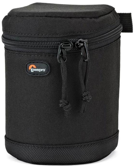 Lowepro Compact Zoom Lens Case 8x12cm (Black) - Protective Pouch for DSLR & Mirrorless Camera Lenses - Perfect for Travel, Hiking & Outdoor Photography