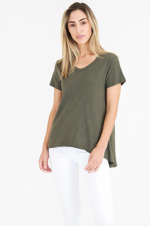 Thornton Tee - Soft Cotton Men's T-Shirt in Khaki | Casual Wear, Street Style & Everyday Comfort