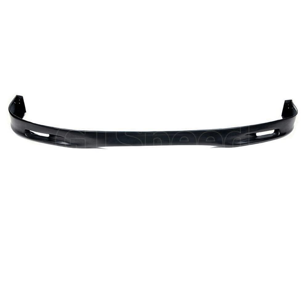 GT-Speed SPN Style PU Front Bumper Lip Spoiler for 1999-2000 Honda Civic - Black Polyurethane Replacement Lip | Enhances Aerodynamics & Sporty Look for Street Racing & Car Shows