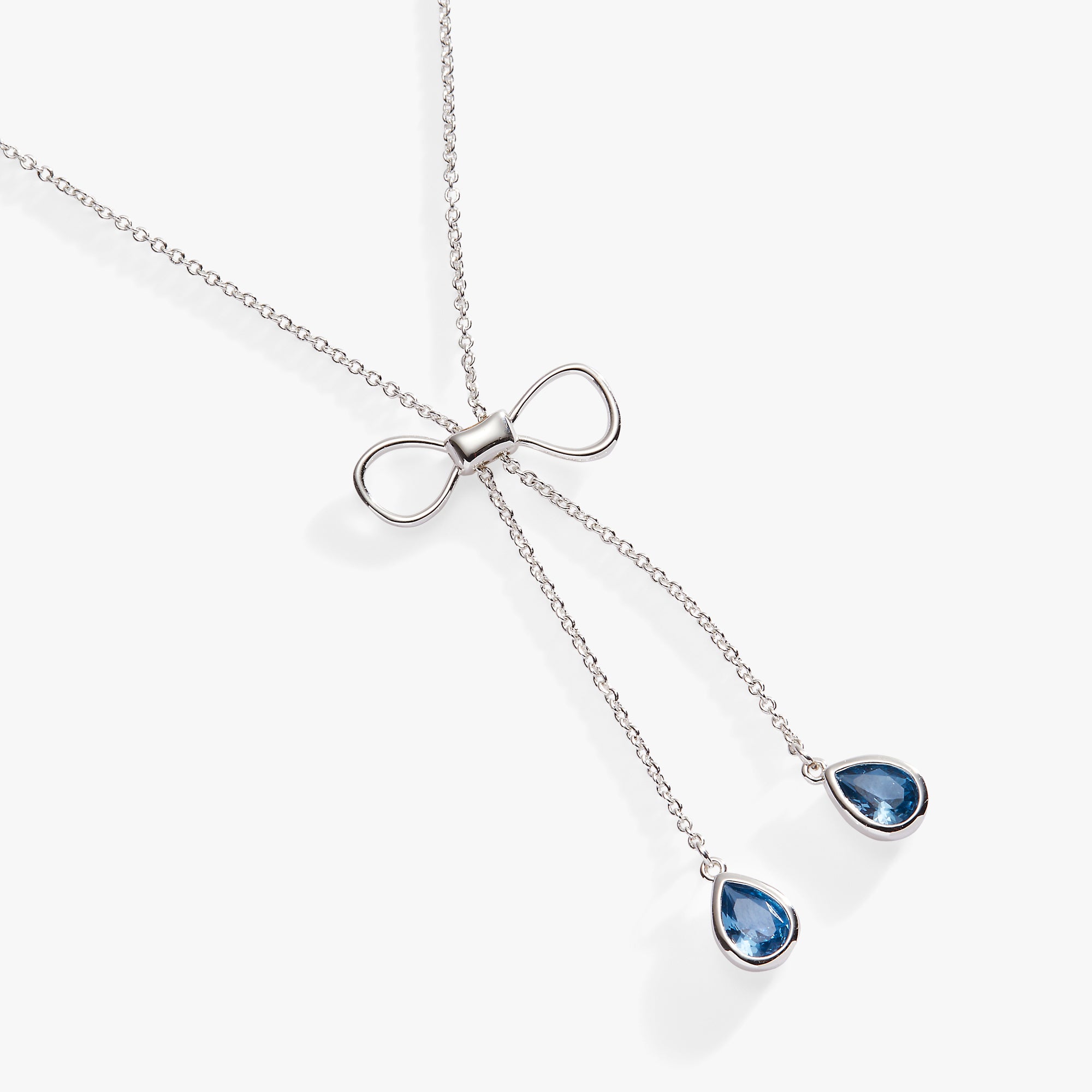 Adjustable Bow Slider Necklace - Elegant & Customizable Jewelry for Women - Perfect for Weddings, Parties & Everyday Wear